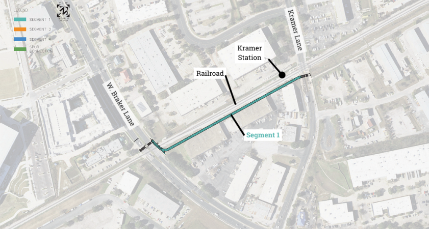 Segment 1 from West Braker Lane to Kramer Lane