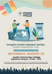 Imagine Austin Speaker Series: Working for You (Open House)